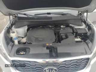 2019 Kia Sorento LX V6 with VIN 5XYPGDA56KG488041, listed as a Copart auction lot 49145225 with 128,040 mi miles and Salvage Title. Bid and sale history available at carsss.com. Image 12.