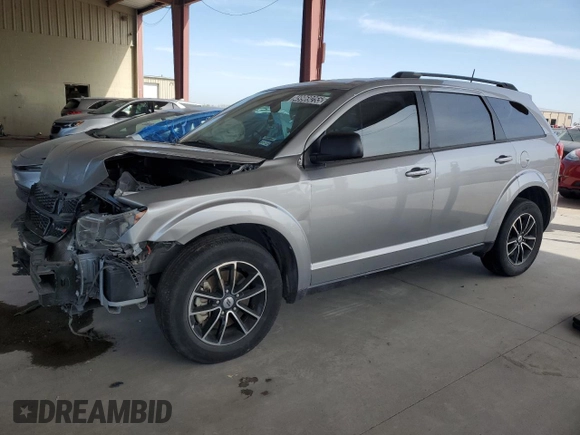 2018 Dodge Journey SE with VIN 3C4PDCAB7JT519958, listed as a Copart auction lot 49969255 with 71,151 mi miles and Clean Title. Bid and sale history available at carsss.com. Image 1.