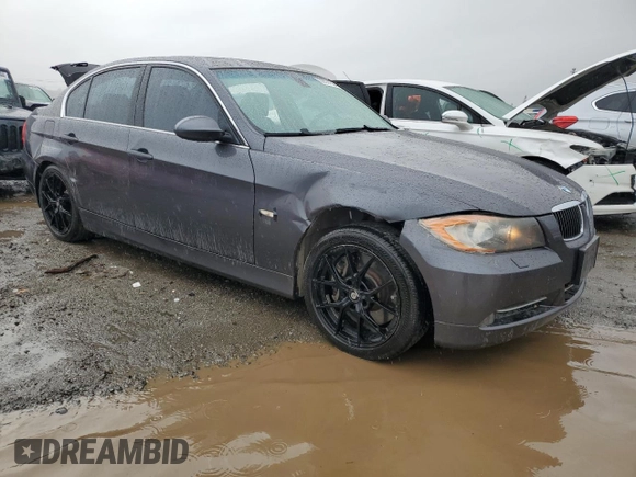2007 BMW 3 Series 335xi with VIN WBAVD53527A007872, listed as a Copart auction lot 85531504 with 113,704 mi miles and Clean Title. Bid and sale history available at carsss.com. Image 4.