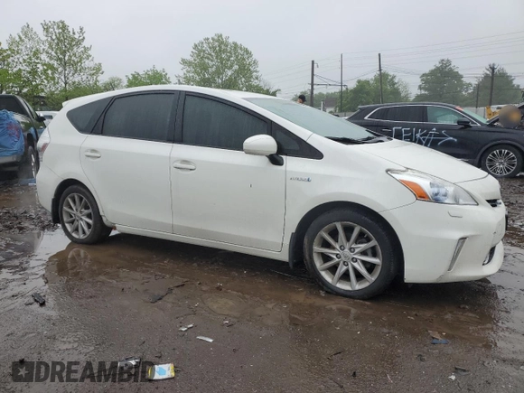 2012 Toyota Prius Two with VIN JTDZN3EU1C3016250, listed as a Copart auction lot 56704235 with 106,165 mi miles and Clean Title. Bid and sale history available at DreamBid. Image 4.