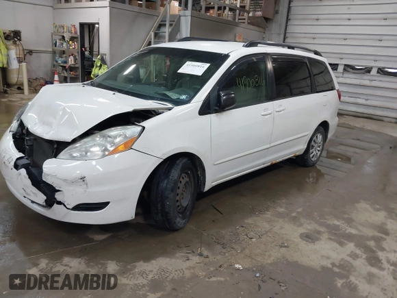 2008 Toyota Sienna with VIN 5TDZK23C98S198105, listed as a IAAI auction lot 41900816 with 165,607 mi miles and . Bid and sale history available at DreamBid. Image 19.