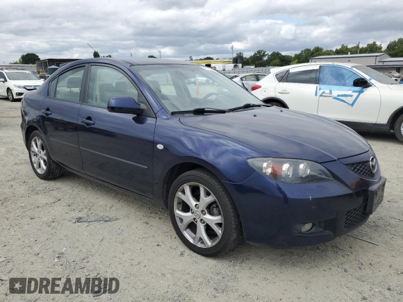 2009 Mazda 3 i Touring Value with VIN JM1BK32GX91253266, listed as a Copart auction lot 54777335 with 177,247 mi miles and Salvage Title. Bid and sale history available at DreamBid. Image 4.