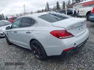 2019 Genesis G70 3.3T Advanced with VIN KMTG74LE6KU014118, listed as a IAAI auction lot 41752512 with 51,817 mi miles. Bid and sale history available at carsss.com. Image 3.