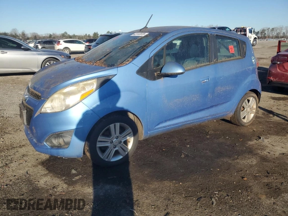 2013 Chevrolet Spark LT with VIN KL8CD6S92DC539765, listed as a Copart auction lot 43112075 with 129,147 mi miles and Clean Title. Bid and sale history available at carsss.com. Image 1.