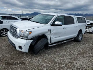 2010 Toyota Tundra Limited z VIN 5TFHW5F16AX140030, wystawiony jako Copart lot #57418085 z przebiegiem 139 187 mil mil oraz Szkoda całkowita • Salvage title. Historia ofert i sprzedaży dostępna na DreamBid. Obrazek 1.
