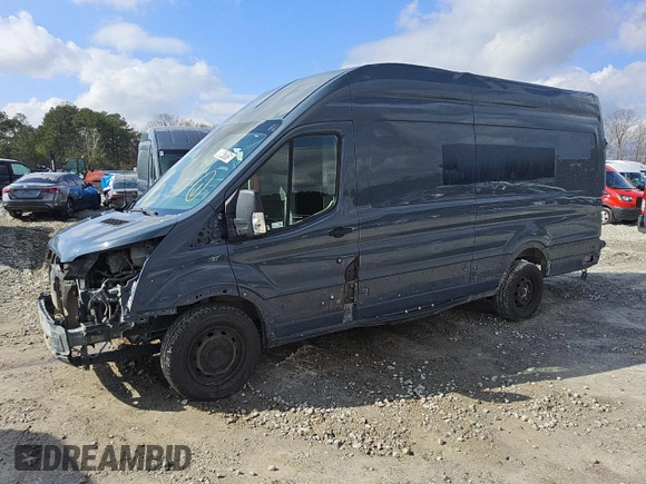 2020 Ford Transit Cargo with VIN 1FTBR3X84LKA86692, listed as a Copart auction lot 88847815 with 145,318 mi miles and Clean Title. Bid and sale history available at carsss.com. Image 1.