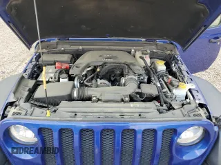 2018 Jeep Wrangler Unlimited Sport S with VIN 1C4HJXDG9JW290429, listed as a Copart auction lot 57270815 with 85,594 mi miles and Salvage title. Bid and sale history available at DreamBid. Image 11.