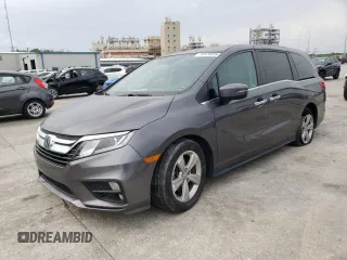 2019 Honda Odyssey EX with VIN 5FNRL6H5XKB051169, listed as a Copart auction lot 52575425 with 94,647 mi miles and Salvage Title. Bid and sale history available at carsss.com. Image 1.