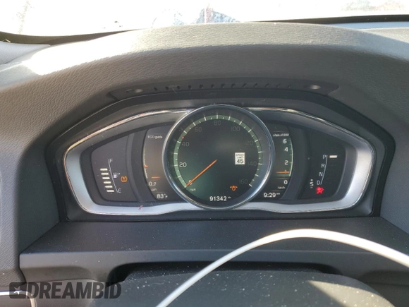 2018 Volvo S60 Dynamic with VIN YV126MFL0J2465751, listed as a Copart auction lot 80703394 with 91,342 mi miles and Salvage Title. Bid and sale history available at carsss.com. Image 9.