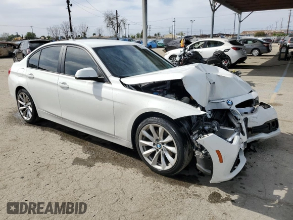 2018 BMW 3 Series 320i with VIN WBA8A9C5XJAH12605, listed as a Copart auction lot 53277105 with 78,833 mi miles and Salvage title. Bid and sale history available at DreamBid. Image 4.