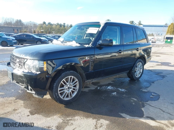 2012 Land Rover Range Rover HSE with VIN SALME1D44CA375032, listed as a IAAI auction lot 41421408 with 156,563 mi miles. Bid and sale history available at carsss.com. Image 2.