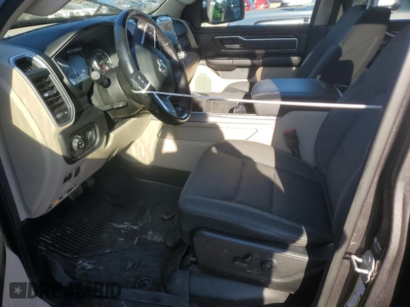2021 Ram 1500 Big Horn with VIN 1C6SRFBT1MN831337, listed as a Copart auction lot 84891484 with 69,700 mi miles and Salvage Title. Bid and sale history available at carsss.com. Image 7.