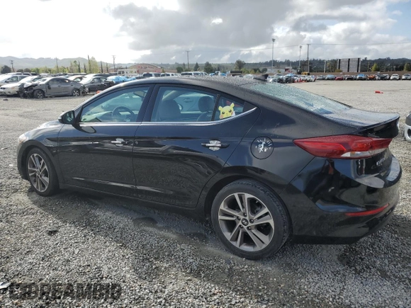 2018 Hyundai Elantra SEL with VIN 5NPD84LF9JH214216, listed as a Copart auction lot 51807985 with 76,057 mi miles and Salvage Title. Bid and sale history available at DreamBid. Image 2.