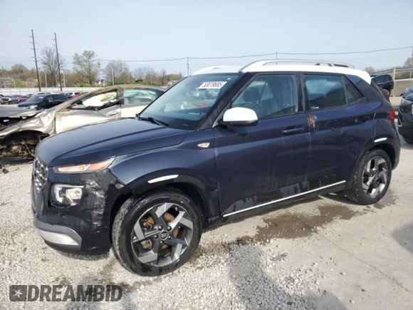 2022 Hyundai Venue SEL z VIN KMHRC8A35NU166774, wystawiony jako Copart lot #53079685 z przebiegiem 80 207 mil mil oraz Szkoda całkowita • Salvage title. Historia ofert i sprzedaży dostępna na DreamBid. Obrazek 1.