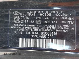 2019 Hyundai Veloster Premium с VIN KMHTG6AF1KU003446, выставлен на аукционе IAAI как лот 42551823 с пробегом 93 296 миль миль и . История ставок и продаж доступна на DreamBid. Изображение 9.