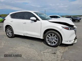 2025 Mazda CX-5 2.5 S Premium Plus Package with VIN JM3KFBEM6S0544933, listed as a Copart auction lot 50345565 with 506 mi miles and Salvage Title. Bid and sale history available at carsss.com. Image 4.