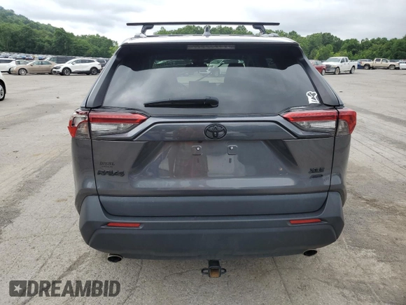 2021 Toyota RAV4 XLE Premium with VIN 2T3A1RFV2MC162689, listed as a Copart auction lot 63643255 with 24,735 mi miles and Salvage title. Bid and sale history available at DreamBid. Image 6.