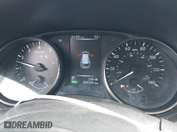 2017 Nissan Rogue S with VIN JN8AT2MV3HW022987, listed as a IAAI auction lot 42044958 with 103,289 mi miles and . Bid and sale history available at carsss.com. Image 7.