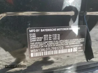 2020 BMW 2 Series M235i xDrive with VIN WBA13AL07L7F61773, listed as a Copart auction lot 45335865 with 54,299 mi miles and Salvage Title. Bid and sale history available at DreamBid. Image 15.