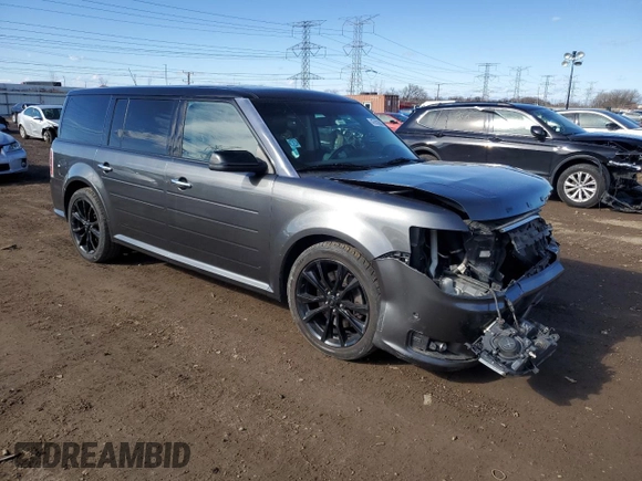 2016 Ford Flex Limited w/EcoBoost with VIN 2FMHK6DT6GBA17927, listed as a Copart auction lot 47453585 with 121,021 mi miles and Salvage Title. Bid and sale history available at carsss.com. Image 4.
