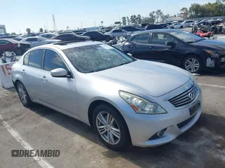 2012 Infiniti G25 Journey with VIN JN1DV6AP1CM810187, listed as a IAAI auction lot 42689705 with 141,959 mi miles and . Bid and sale history available at DreamBid. Image 1.