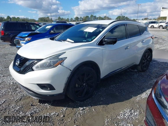 2018 Nissan Murano S with VIN 5N1AZ2MG3JN140380, listed as a IAAI auction lot 40919077 with 133,272 mi miles and . Bid and sale history available at DreamBid. Image 2.