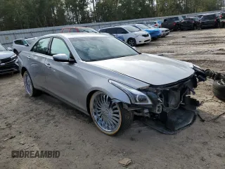 2015 Cadillac CTS RWD with VIN 1G6AP5SX2F0135080, listed as a Copart auction lot 85827504 with 95,287 mi miles and Salvage title. Bid and sale history available at DreamBid. Image 4.