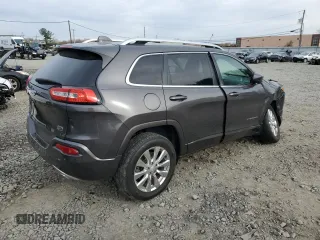2018 Jeep Cherokee Overland with VIN 1C4PJMJX7JD575723, listed as a Copart auction lot 79604194 with 63,145 mi miles and Salvage Title. Bid and sale history available at carsss.com. Image 3.
