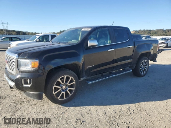 2018 GMC Canyon 4WD Denali with VIN 1GTP6EE15J1207359, listed as a Copart auction lot 75865924 with 59,177 mi miles and Salvage Title. Bid and sale history available at carsss.com. Image 1.