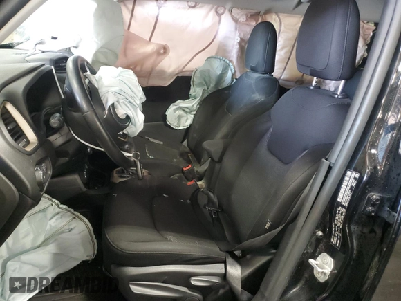 2017 Jeep Renegade Altitude with VIN ZACCJBBB5HPE62774, listed as a Copart auction lot 58031455 with 118,280 mi miles and Salvage title. Bid and sale history available at DreamBid. Image 7.