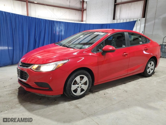 2018 Chevrolet Cruze LS with VIN 1G1BC5SM8J7233803, listed as a Copart auction lot 47813205 with 95,971 mi miles and Clean Title. Bid and sale history available at carsss.com. Image 1.