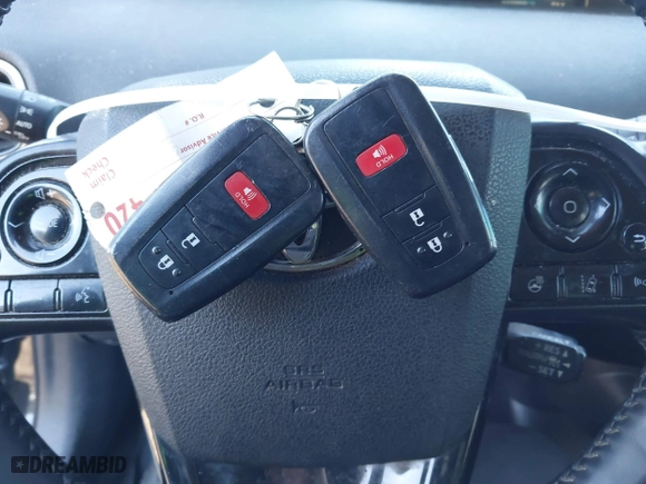 2019 Toyota Prius L Eco with VIN JTDKARFU9K3091887, listed as a IAAI auction lot 41282017 with 240,000 mi miles. Bid and sale history available at carsss.com. Image 11.