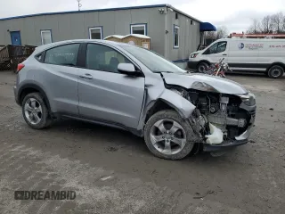 2021 Honda HR-V LX with VIN 3CZRU6H34MM747949, listed as a Copart auction lot 47684195 with 37,110 mi miles and Salvage Title. Bid and sale history available at carsss.com. Image 4.