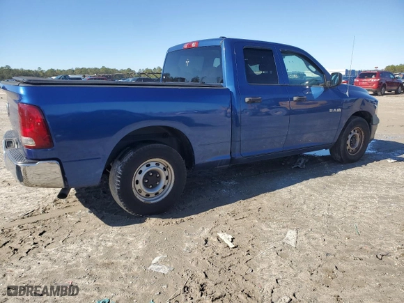 2010 Dodge Ram 1500 SLT with VIN 1D7RB1GP1AS134697, listed as a Copart auction lot 88556135 with 117,836 mi miles and Clean Title. Bid and sale history available at carsss.com. Image 3.