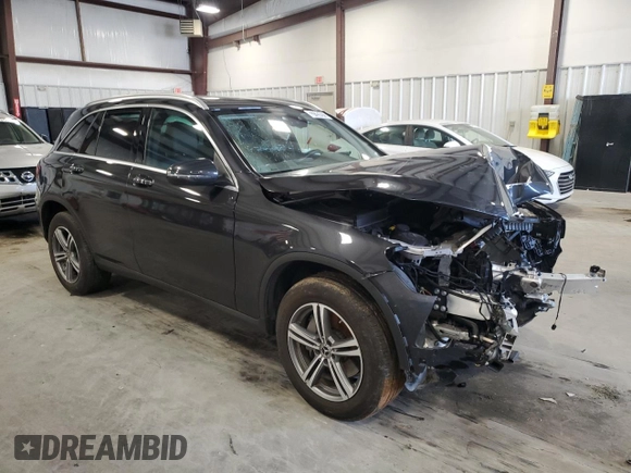 2020 Mercedes-Benz GLC with VIN W1N0G8EBXLF756479, listed as a Copart auction lot 37297973 with 21,110 mi miles. Bid and sale history available at carsss.com. Image 4.