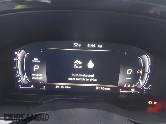 2023 Infiniti QX60 Luxe with VIN 5N1DL1FR1PC354800, listed as a IAAI auction lot 41459926 with 29,190 mi miles and . Bid and sale history available at DreamBid. Image 7.