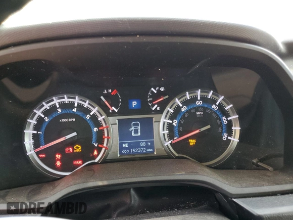 2017 Toyota 4Runner SR5 with VIN JTEBU5JR7H5449208, listed as a Copart auction lot 61507575 with 152,372 mi miles and Salvage title. Bid and sale history available at DreamBid. Image 9.