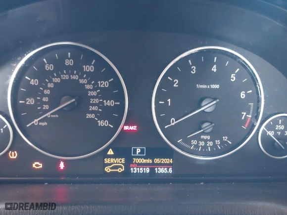 2011 BMW X3 28i with VIN 5UXWX5C52BL707952, listed as a IAAI auction lot 41928455 with 131,519 mi miles. Bid and sale history available at carsss.com. Image 7.