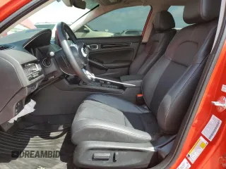 2024 Honda Civic Sedan Touring with VIN 2HGFE1F96RH321560, listed as a Copart auction lot 50551685 with 0 mi miles and Salvage Title. Bid and sale history available at carsss.com. Image 7.