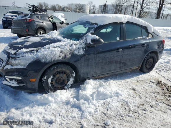 2016 Chevrolet Cruze Limited LS with VIN 1G1PC5SG2G7177642, listed as a Copart auction lot 44200035 with 123,872 mi miles and Salvage Title. Bid and sale history available at carsss.com. Image 1.