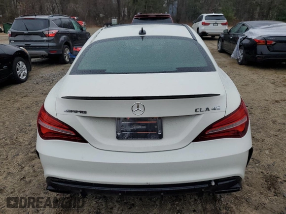 2018 Mercedes-Benz CLA with VIN WDDSJ5CB6JN541063, listed as a Copart auction lot 82601314 with 81,185 mi miles and Clean Title. Bid and sale history available at carsss.com. Image 6.