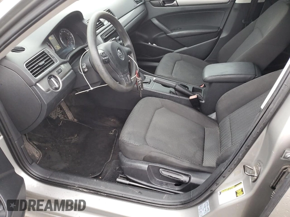 2012 Volkswagen Passat S w/Appearance with VIN 1VWAP7A34CC069629, listed as a Copart auction lot 50935315 with 173,576 mi miles and Salvage Title. Bid and sale history available at carsss.com. Image 7.