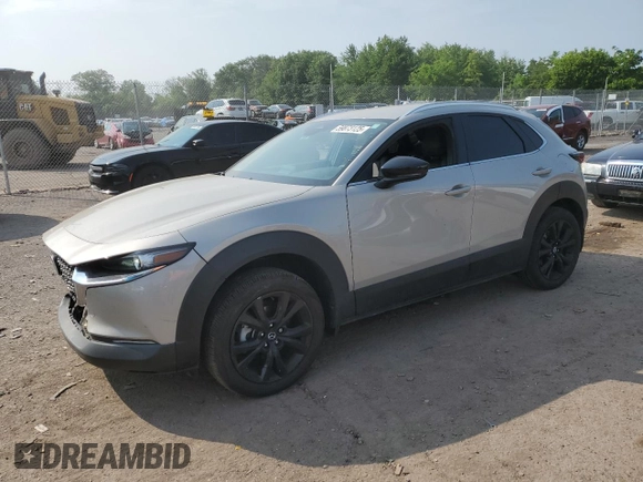 2024 Mazda CX-30 S Select Sport with VIN 3MVDMBBM7RM657971, listed as a Copart auction lot 59873125 with 9,355 mi miles and Salvage title. Bid and sale history available at DreamBid. Image 1.