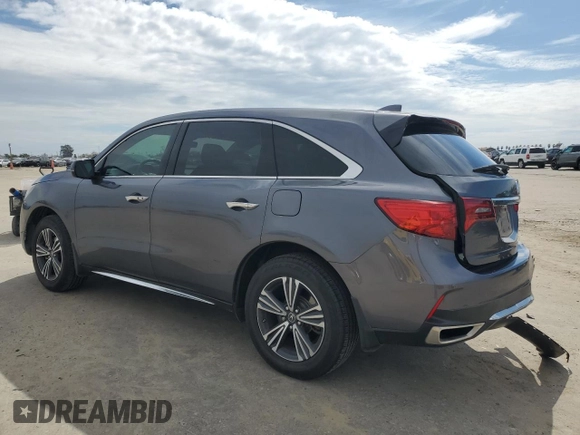2017 Acura MDX with VIN 5FRYD4H34HB026772, listed as a Copart auction lot 48757445 with 123,515 mi miles and Salvage Title. Bid and sale history available at carsss.com. Image 2.