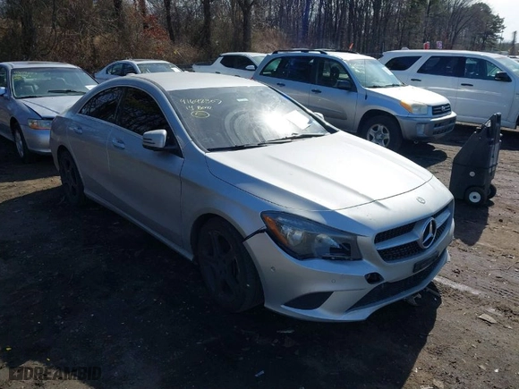 2014 Mercedes-Benz CLA-Class CLA 250 with VIN WDDSJ4EB7EN053124, listed as a IAAI auction lot 41642307 with NaN miles. Bid and sale history available at carsss.com. Image 1.