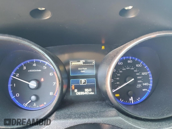 2016 Subaru Legacy Premium with VIN 4S3BNAD61G3061994, listed as a Copart auction lot 64845515 with 93,540 mi miles and Salvage title. Bid and sale history available at DreamBid. Image 9.