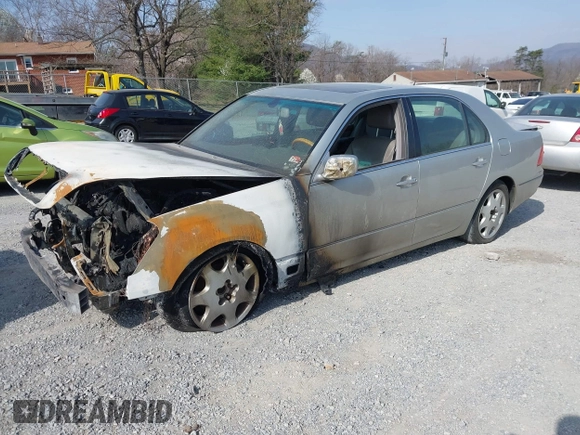 2002 Lexus LS 430 with VIN JTHBN30F320091170, listed as a IAAI auction lot 41816208 with Not Provided miles and . Bid and sale history available at carsss.com. Image 2.