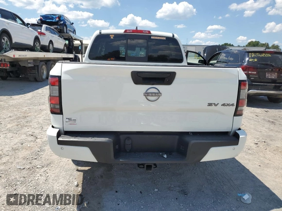 2022 Nissan Frontier SV with VIN 1N6ED1EK2NN671977, listed as a Copart auction lot 63064514 with 38,416 mi miles and Salvage Title. Bid and sale history available at carsss.com. Image 6.