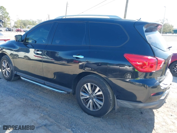 2017 Nissan Pathfinder SV with VIN 5N1DR2MN1HC660630, listed as a IAAI auction lot 41441368 with 128,528 mi miles. Bid and sale history available at carsss.com. Image 3.