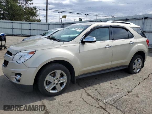 2015 Chevrolet Equinox LTZ with VIN 2GNALDEKXF1103797, listed as a Copart auction lot 50603955 with 147,234 mi miles and Clean Title. Bid and sale history available at carsss.com. Image 1.